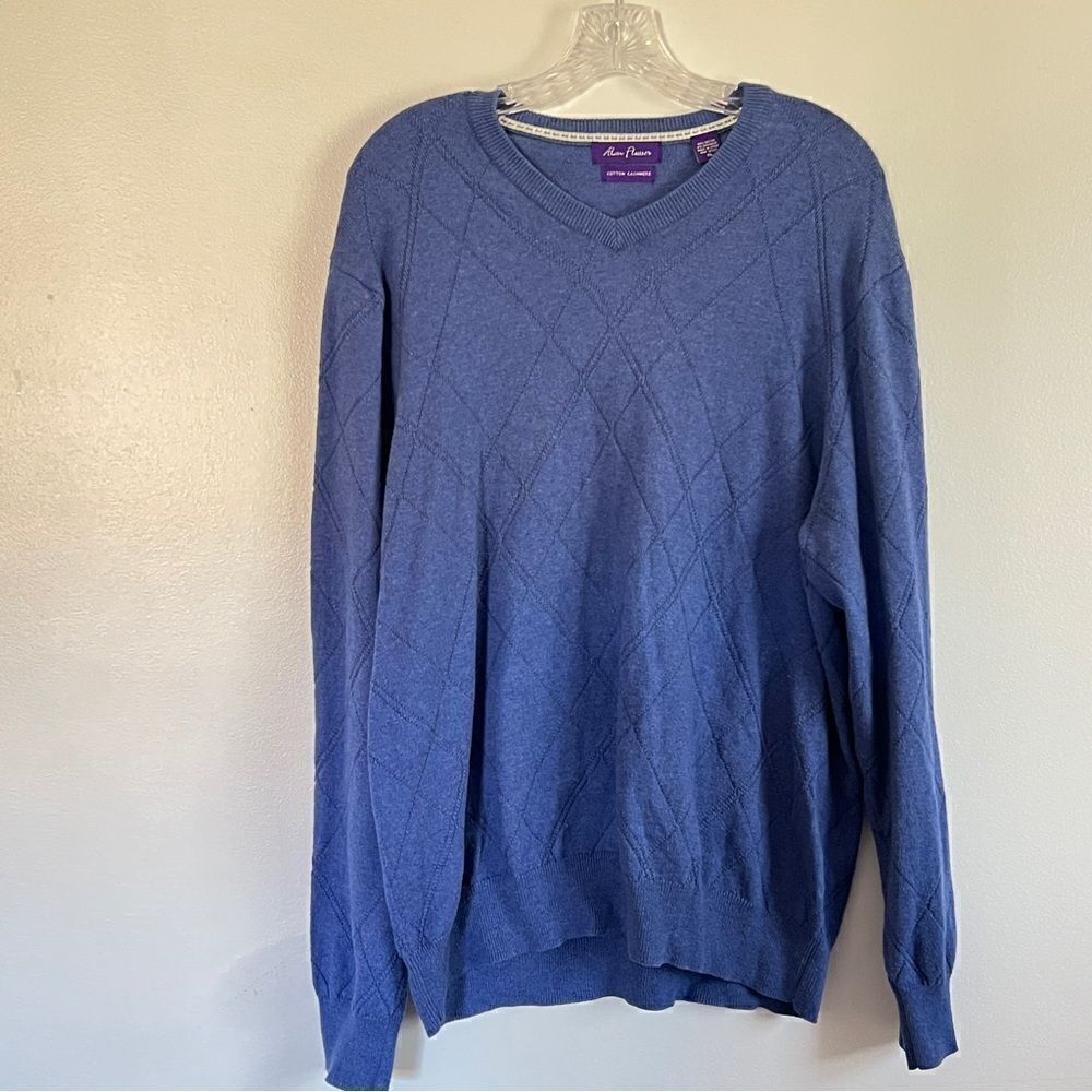 🌺3 FOR $20🌺 - Alan Flusser Cotton Cashmere V Neck Sweater XL